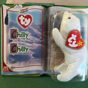 TY Teenie Beanie Babies 2000 - Chilly the polar bear
